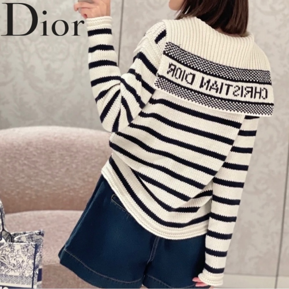 Christian Dior Striped Casual Style Cashmere Long Sleeves
[ 2022 Cruise ]
